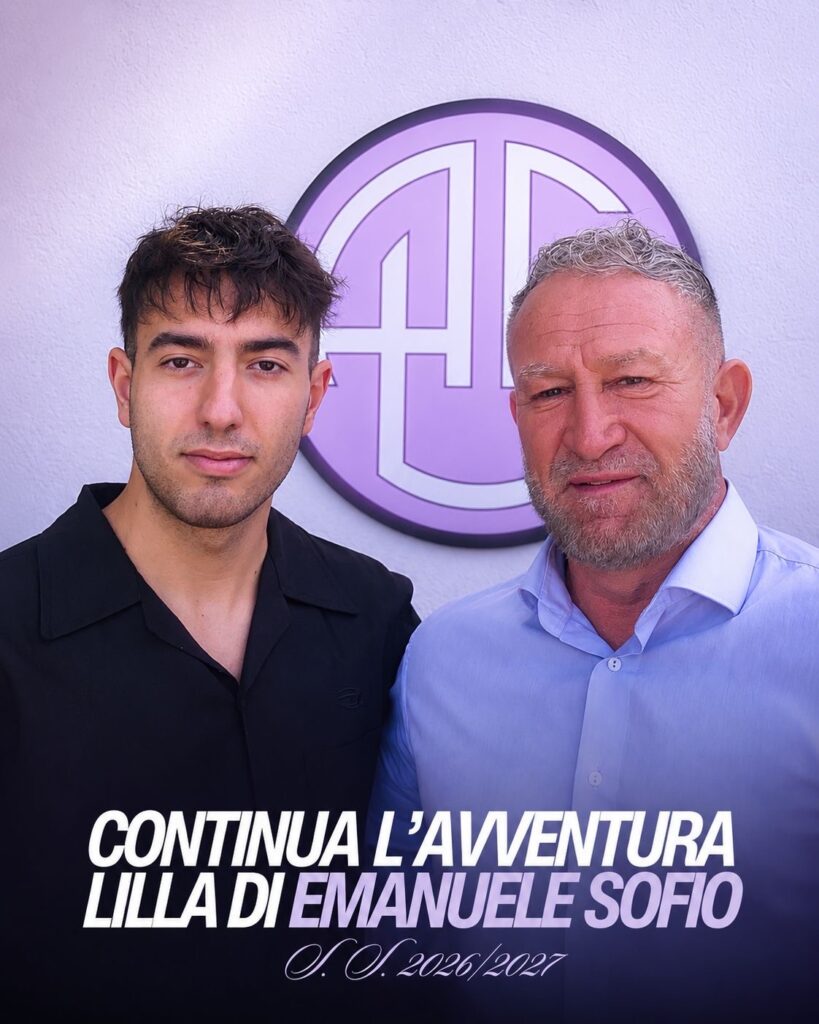 Continua l&rsquo;avventura lilla di Emanuele Sofio