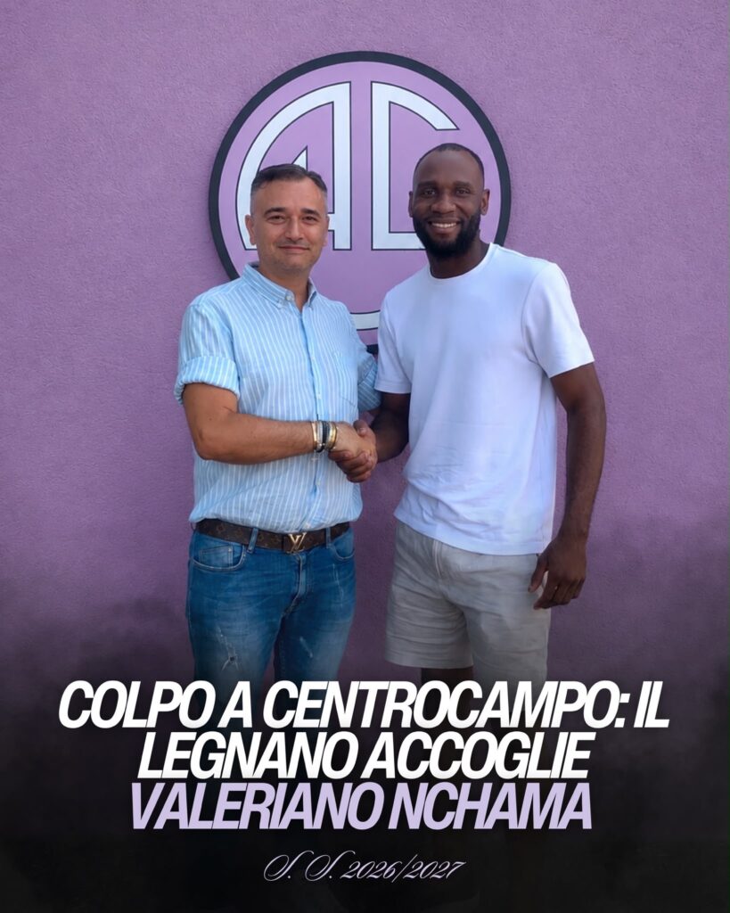 Legnano accoglie Valeriano Nchama