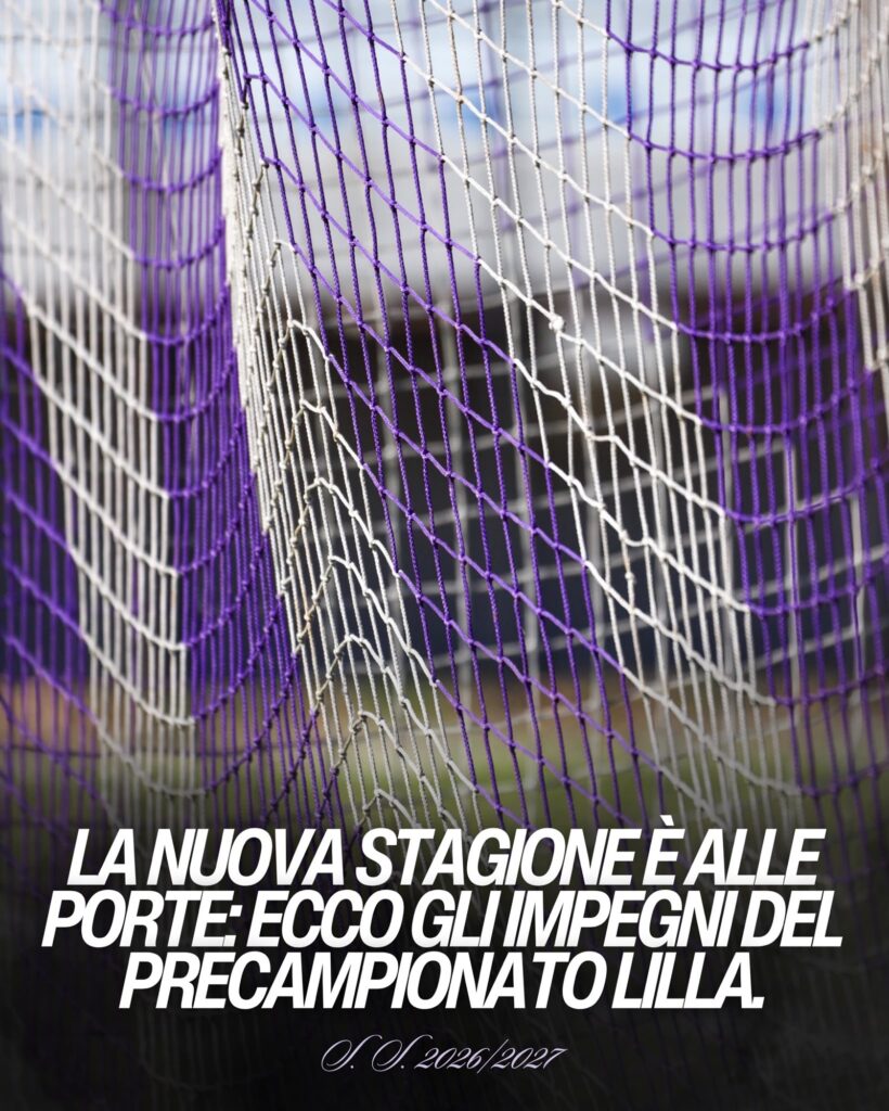 Impegni precampionato lilla